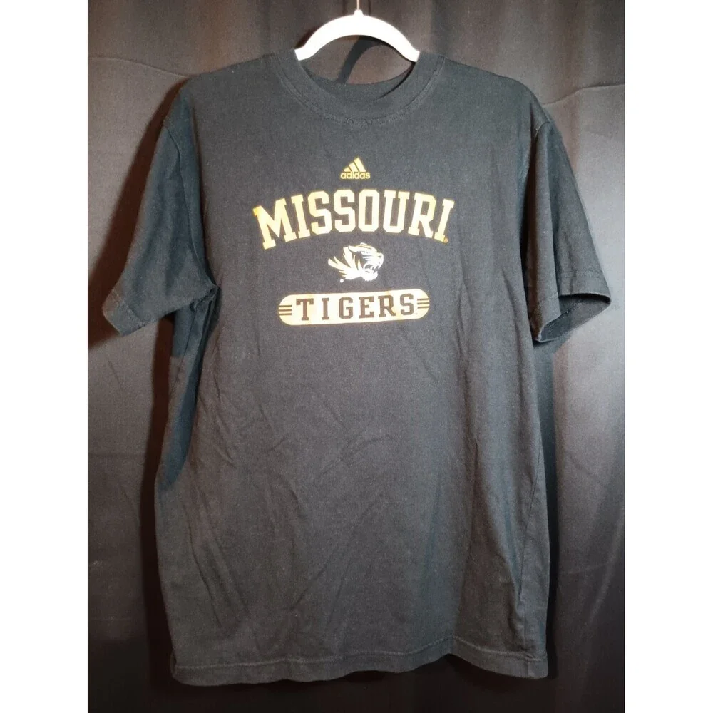 Missouri Tigers Adidas XL 18/20 Shirt Cotton Blend Mizzou Baseball Tee